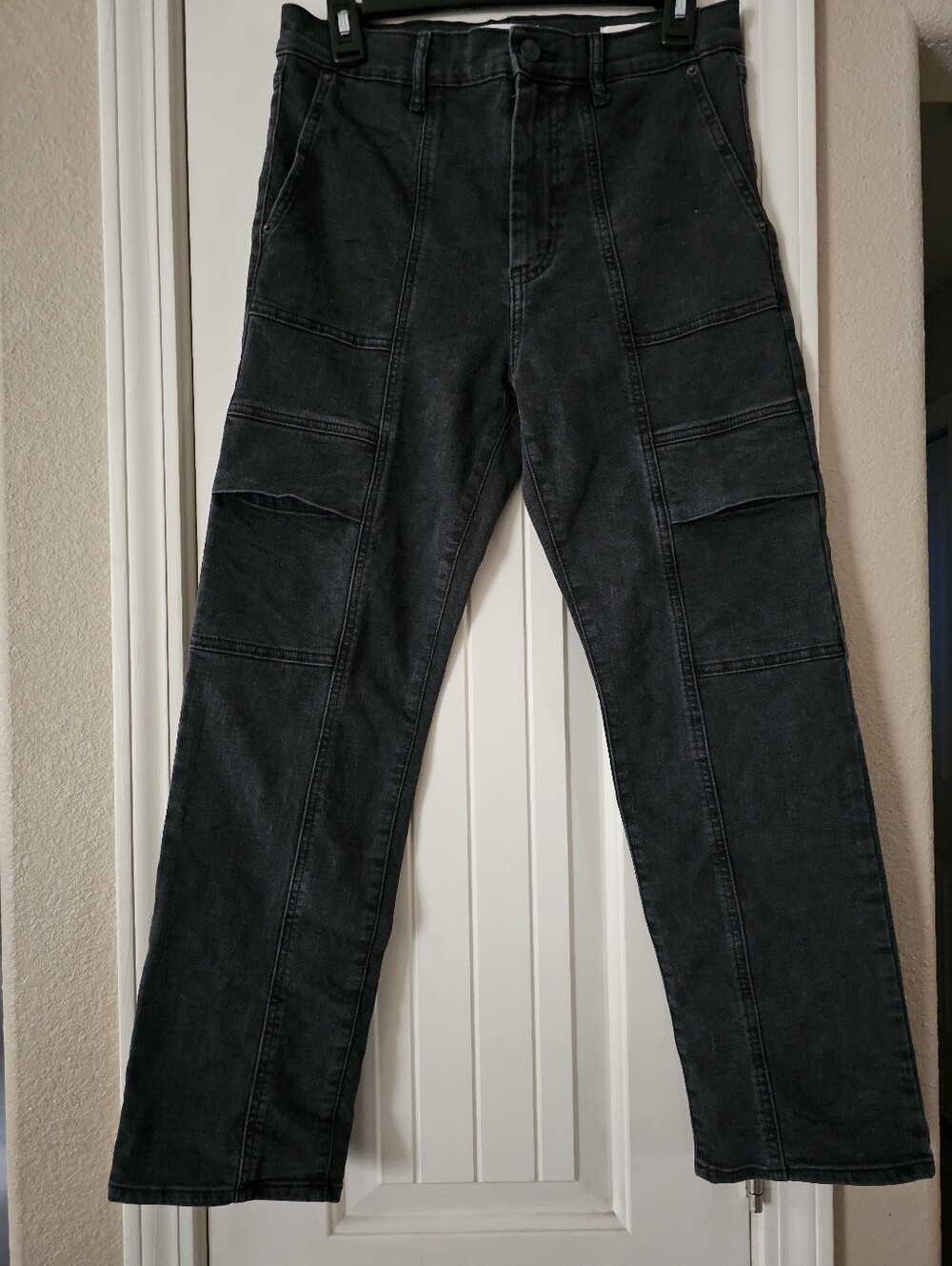 Jessica Simpson Black Cargo Jeans